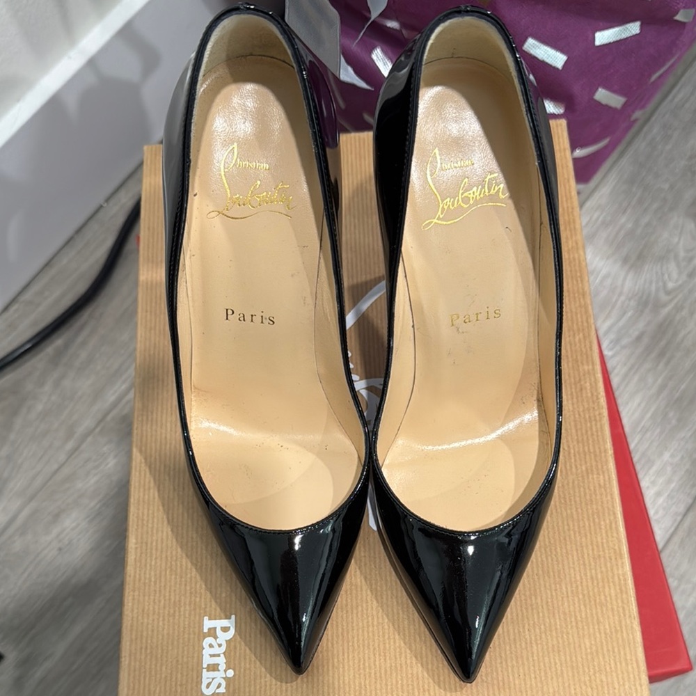 Christian Louboutin Pigalle Follies 100 - Black Patent